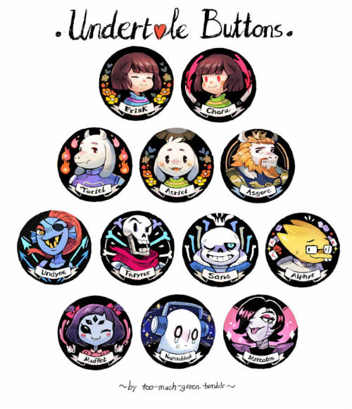 Some buttons for Wondercon this weekend! Get them at table J10 in the artist alley!