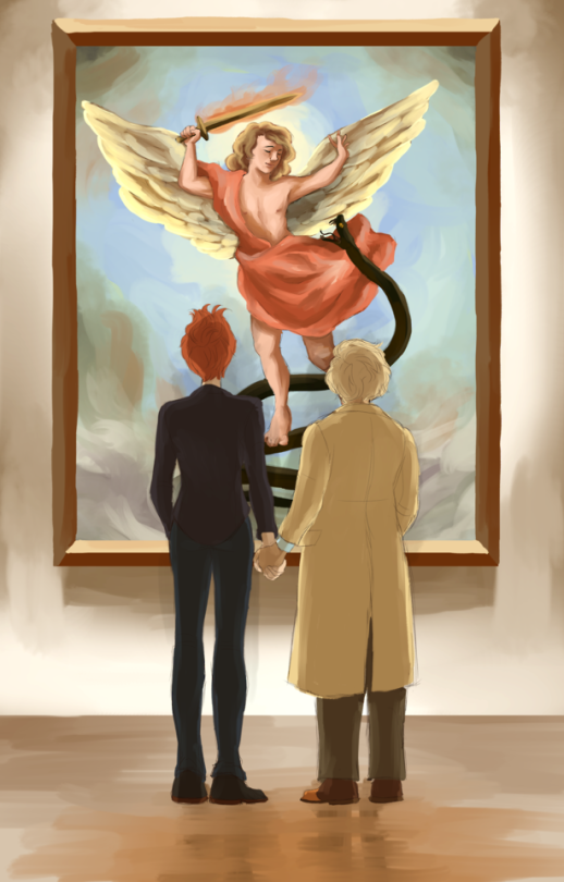 Familiar Faces In The Gallery(painting Not Based On Anything In Particular But Inspired A Lot By Luca