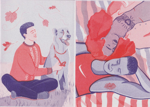 thequeenofbithynia: I made a zine! It’s about butch lesbians, with 6 illustrations, and folds 