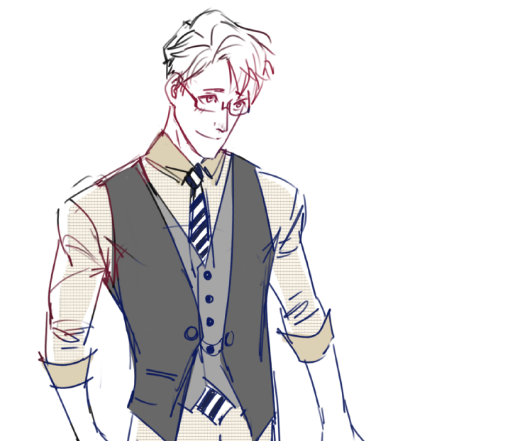 skyootumcrux:  dressed Al up in this  