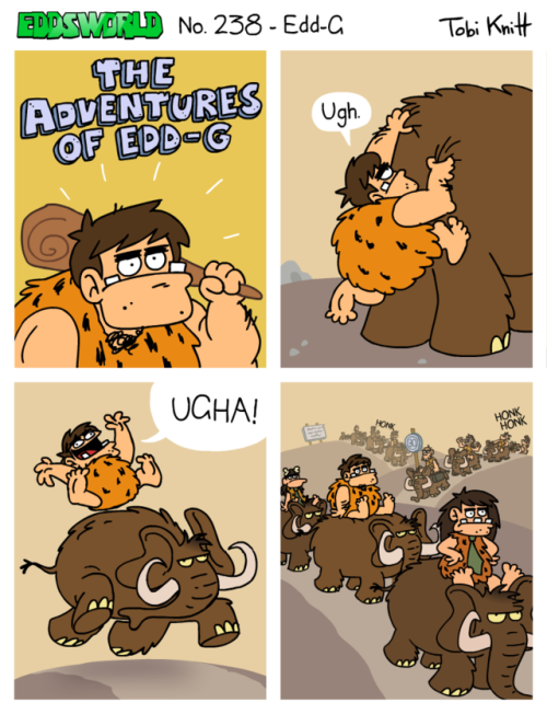 eddsworld: Welcome to Jurassic Traffic… This comic was written and illustrated by Tobias Knit