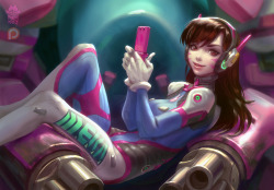 newmilky:  D.VA from the Overwatchvideo process