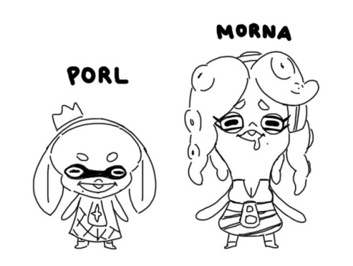 Been drawing some splat girls&hellip;Porl birthed by @josieokami :https://josieokami.tumblr.com/post