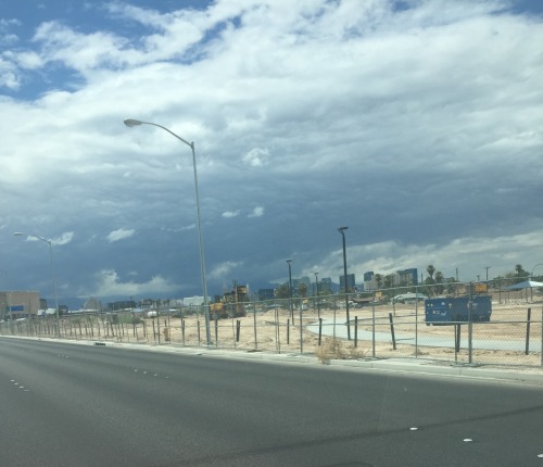 Thunderstorm in Las Vegas.