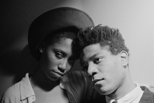 twixnmix:  Jean-Michel Basquiat and his girlfriend