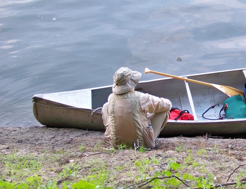 Fly fishing from a canoe…absolutely!