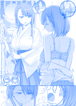 fileth-fileth:  比村奇石@C92一日目東A-28abさんのツイート: 月曜日のたわわ　その１２９ 「…肩が重い？……諦めましょう…ッ」