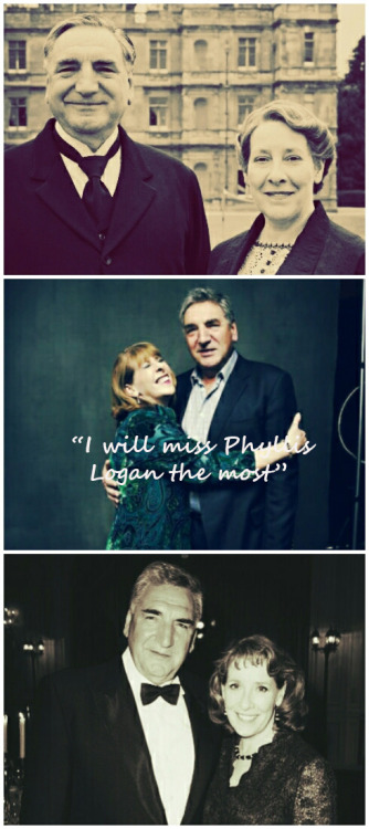 thatwasntaquestion:Downton Abbey - Jim Carter & Phyllis Logan <3 for @royaltydowntonandlife ;