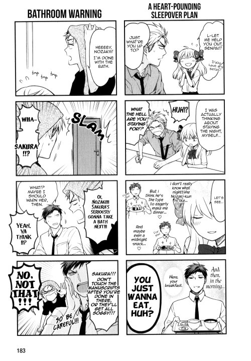 GSNK fanbook scrapped chapters: Sleepover ChapterOpen each page to view in full size! Read RHS strip