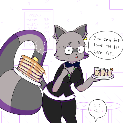 mykendyke: Members of the McShtick family in their work uniforms. Dykie works at a gas station, Tris
