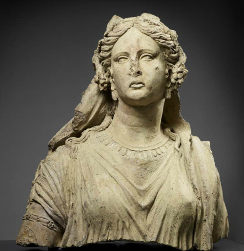 via-appia: Ariadne, probably belonged to a cult group depicting the wedding of Dionysus Etruscan, 3r