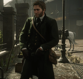 zebra3girl:Arthur holding his gun belt is so unnecessarily hot and I’m all here for it.