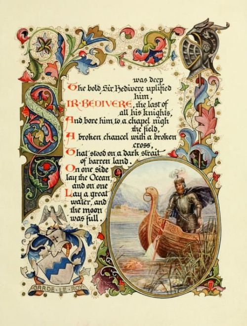 afaerytalelife: Tennyson’s Morte d’Arthur, illuminated by Alberto Sangorski.Published 19