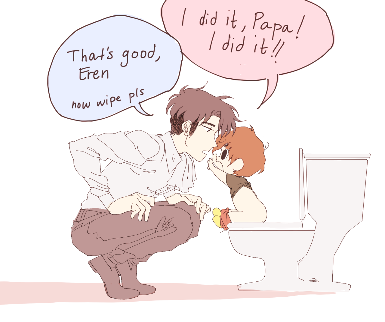 f-premaur:  potty training’s always tricky business (•᷊᷄ṏ̮•᷊᷅) …….