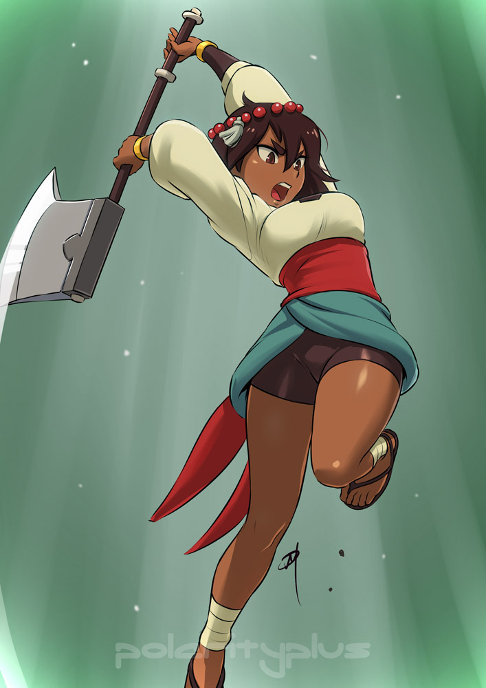 polarityplus:  Dat axe;P I need this game in my lifeLess than 2 weeks to go. They