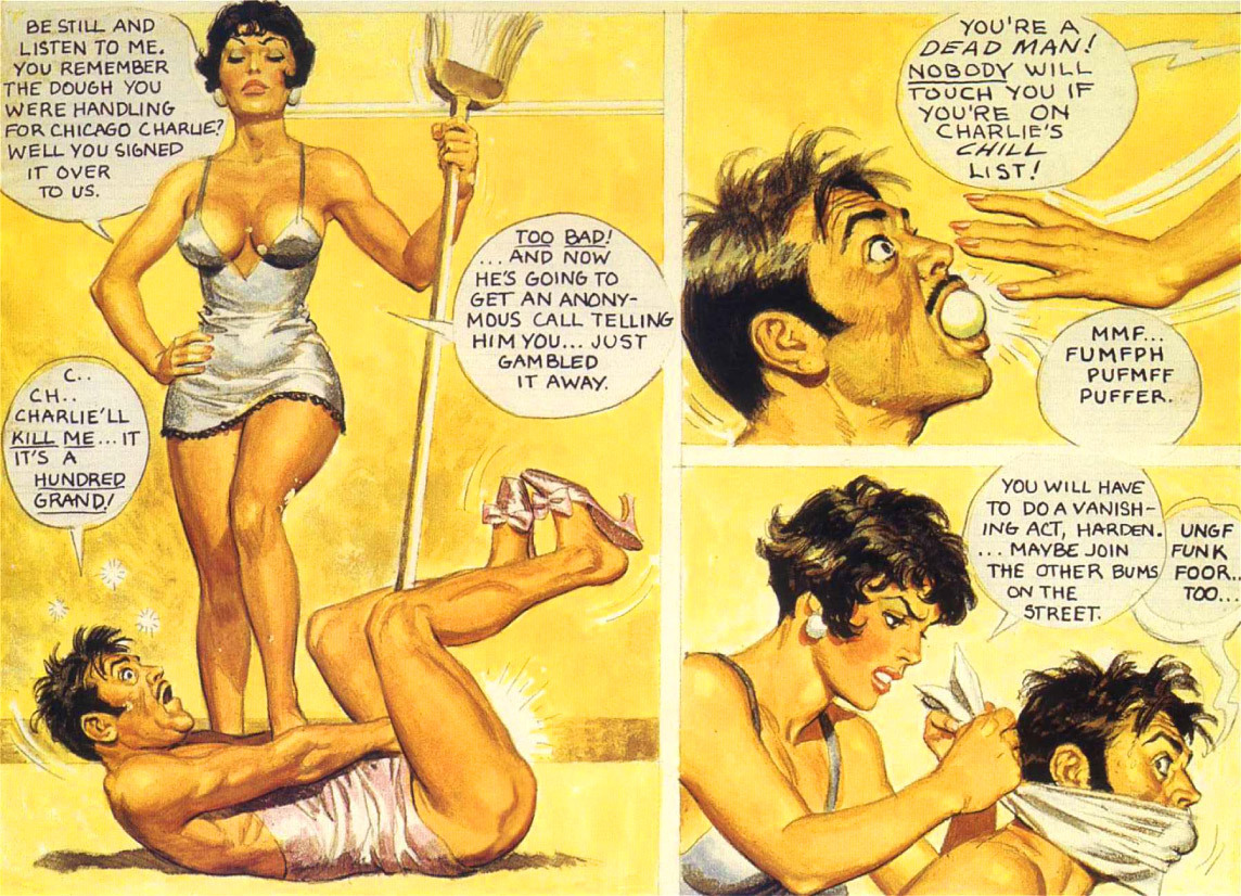 Bonnie and Clara / Pages 49-51Pulp fiction femdom comics