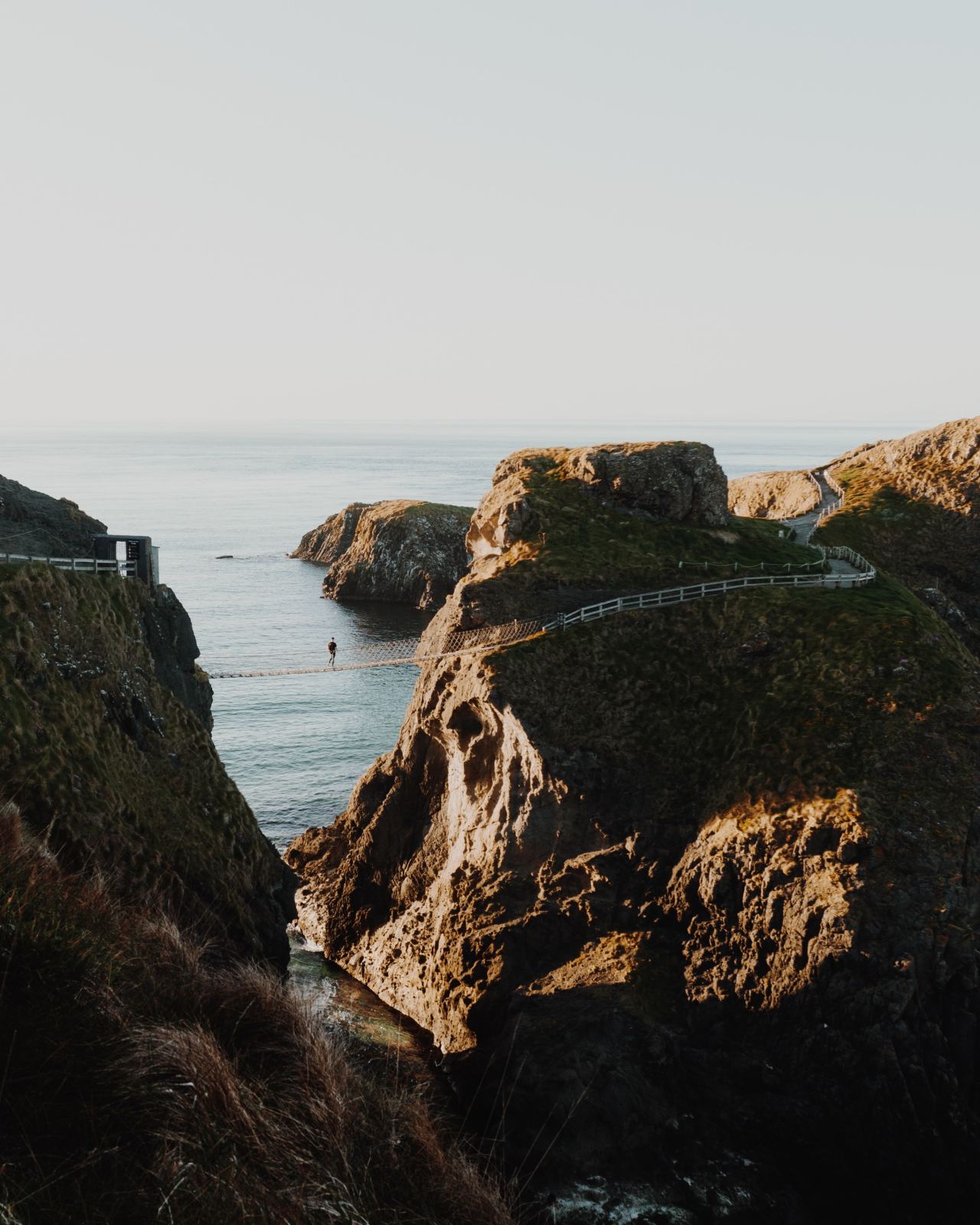 onceuponawildflower: Carrick-A-Rede Rope Bridge, Ballycastle, United Kingdom Photo