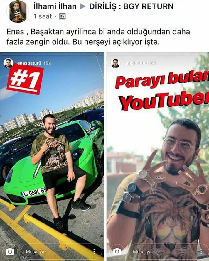 Enes, Başak'tan ayrılınca...