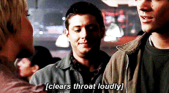 sayumwinchester: Dean Winchester + seeing Sam with girls