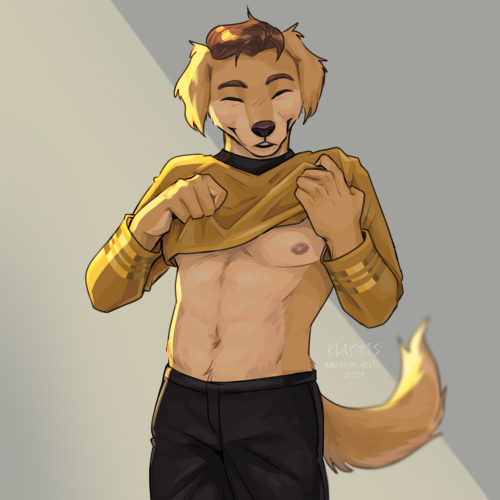 Uhmmm Random Drawings With Furry Kirk And Spock Which I Cant Give Any Description