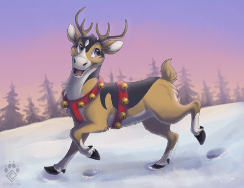 Idess the Corgibou for the #ReindeerGames tag on Twitter that Fable started! It was to draw your ch