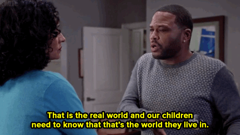micdotcom:  black-ish made television history last nightLast night, black-ish brought us into the middle of the tough conversations black families have been forced to have more and more recently. It did so with the utmost thought and humor, all the