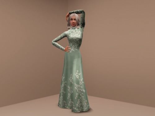 TS4tTS3 My Wedding Stories Kit dress converted to the TS3. This is my favorite dress so here it is f