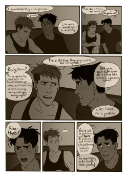 kimiooon:  I don’t know if somebody has done that before, but I really, really love this part of this fic. ghghhgfvjhbvghh I forgot to turn on the layer with Marco’s freckles on the second page. and all the rblogs. aaaa. what do i do. 