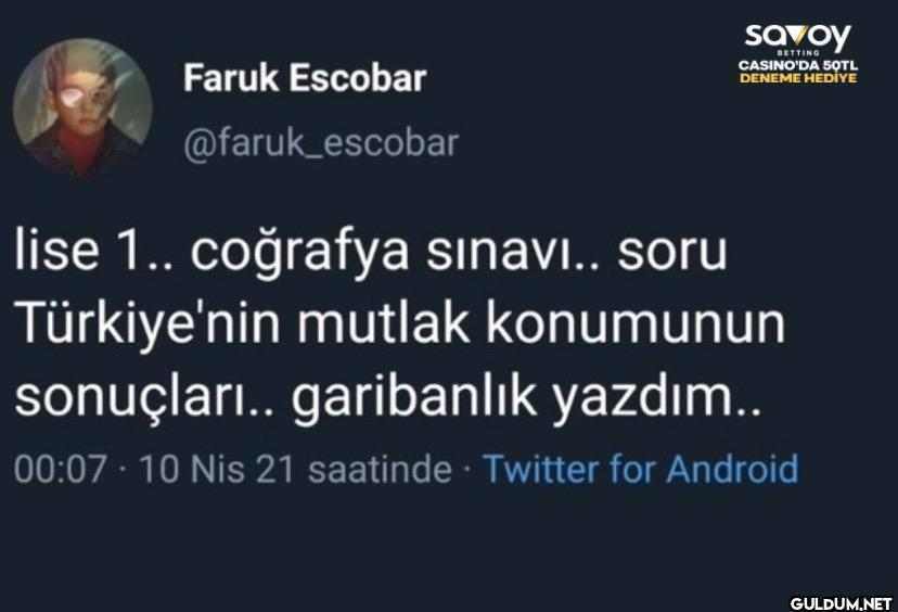 Faruk Escobar...