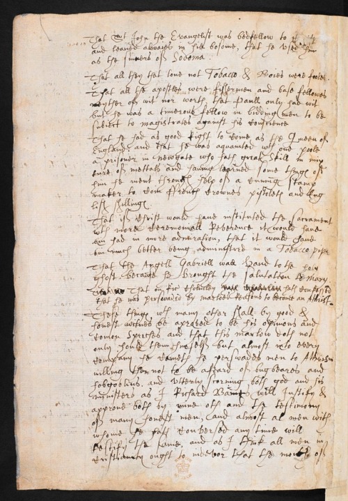 flaubertian:British Library releases ‘Baines note’ in which playwright Christopher Marlo