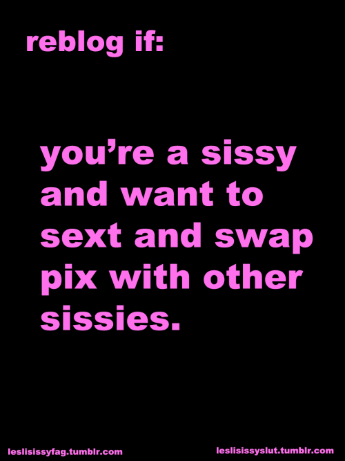 sissystacie2serve:stinson1: fun lets Would love to hear from others sissies in training.  Always. I 
