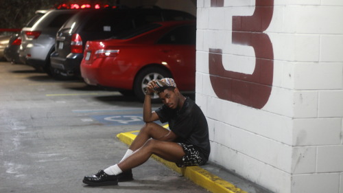 blackfashion:  THREADS Hat | Goodwill. Shirt | American Apparel. Shorts | Oozoos  Lateef Thynative - Youtuber http://youtube.com/user/Lateefthynative http://instagram.com/thynative