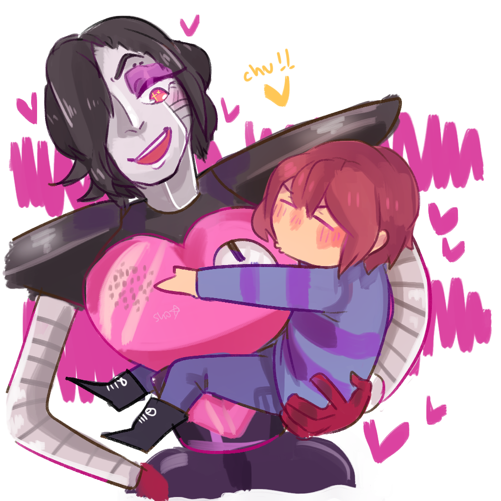 shomunn:* hwen frisk givs u a kees, u r filled wit determinakiss* You too, Flowey.