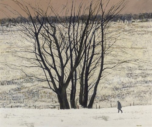 thunderstruck9: Victoria Crowe (British, b. 1945), Large Tree Group, 1975. Oil on board, 91.4 x 111 