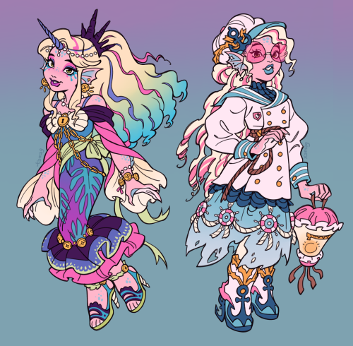 [Monster High] So Since Pink Lagoona Is A Hot Topic In The Fandom, I Though It'd Be A Fun Challenge To