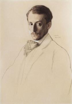 Konstantin Somov - Portrait of Eugene Lanceray,