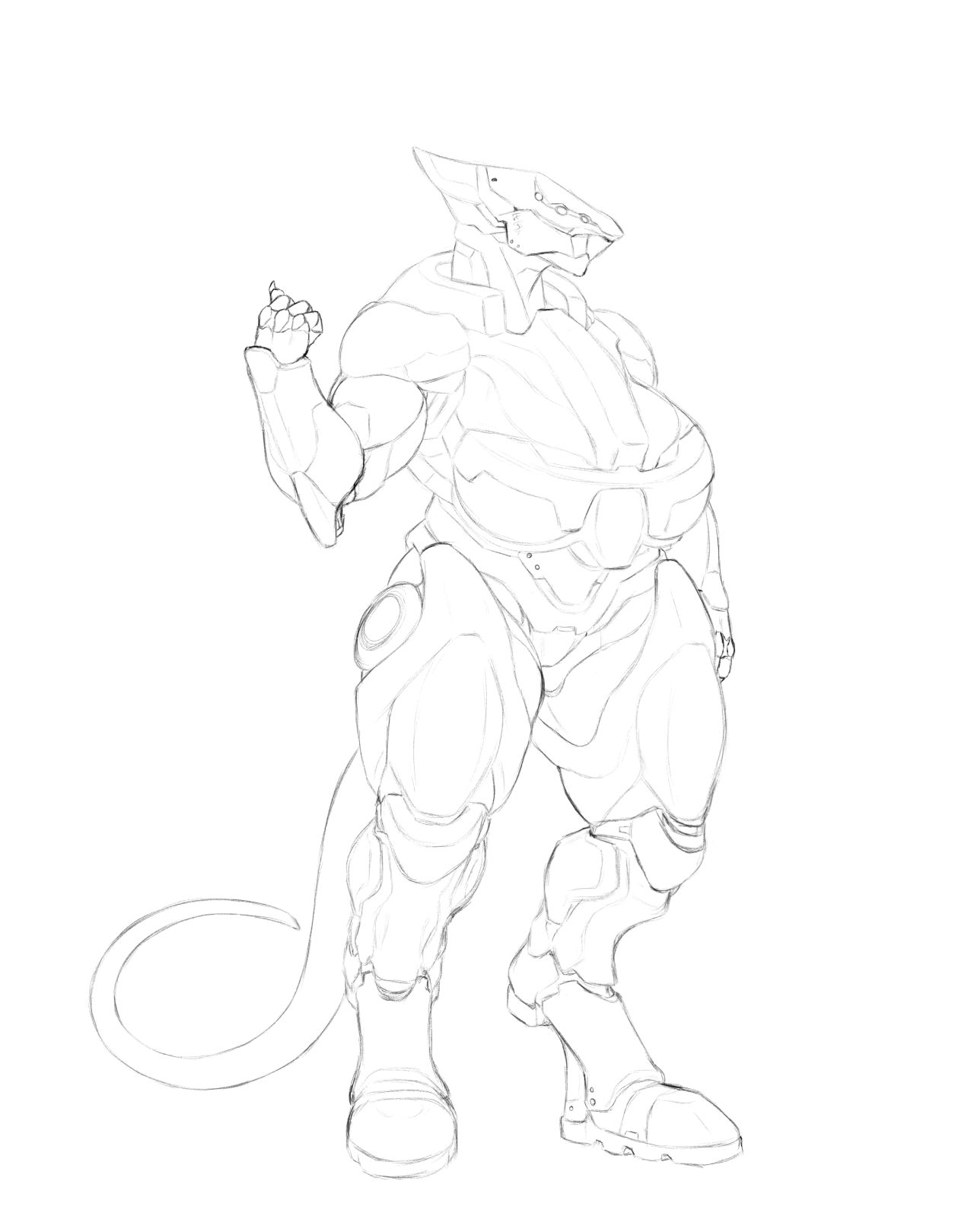 ricofoxmods:  So i finally came up with a design for Oxomoco’s armor suit, i will