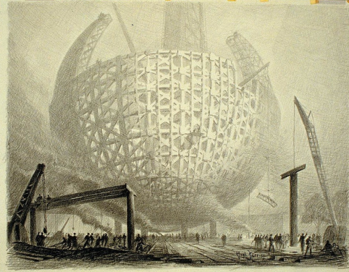 hideback:Hugh Ferriss (American, 1889-1962)World’s Fair of 1939