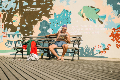 The unofficial start of summer. Coney Island. 