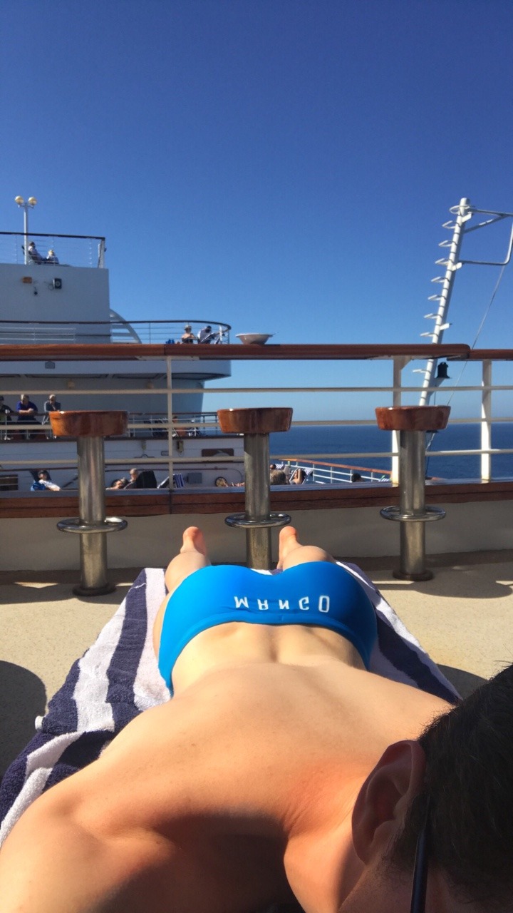 undiefan99:  Cruising for some action on the cruise. :)