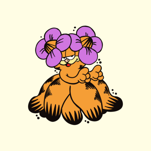 182 - GARFOSSOM - This Garfemon loves to DANCE, except that it’s just a CLUMP OF TAILS with a head, 
