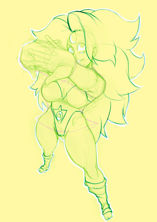 tovio-rogers:  full body commish of rainbow quartz. this was the only crystal gem fusion i haven’t drawn. and now i have 