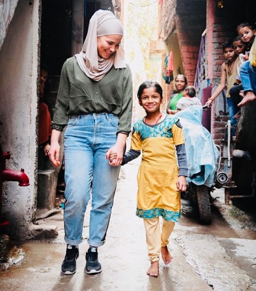 Iman Meskini In India In Collaboration With Plannorge. Photographed By Jeton Kacaniku