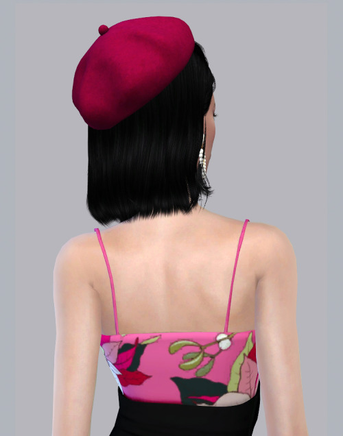 [Jius] Woven beret 0116 swatchesSuitable for basic gameHave custom thumbnailTeen - Adult - ElderDOWN