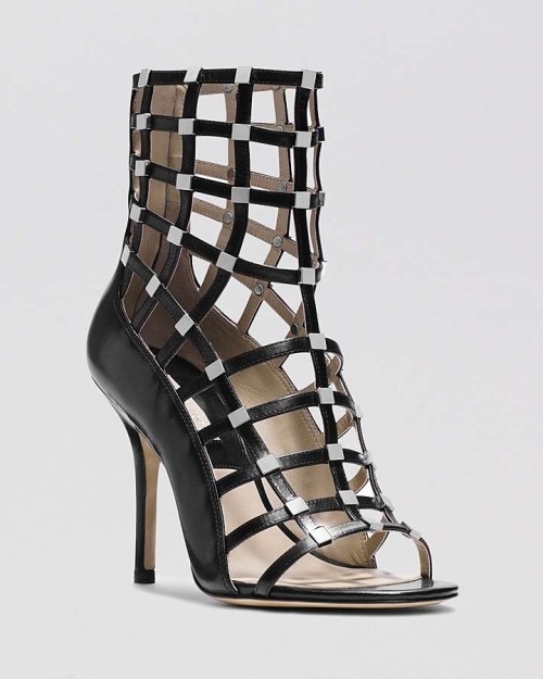 High Heels Blog Michael Kors Open Toe Caged Sandals - Cora High Heel via Tumblr