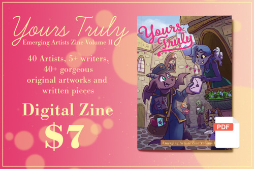 Only 6 days left to preorder your copy of Yours Truly: Emerging Artists Zine Volume II!All proceeds 