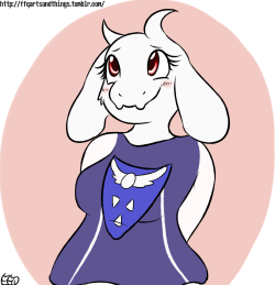 ffqartsandthings:Goat mom =w=Cute~