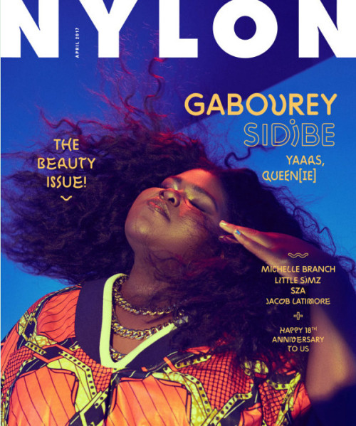 superselected: Gabourey Sidibe Covers NYLON Magazine April 2017.  Images by Shxpir.