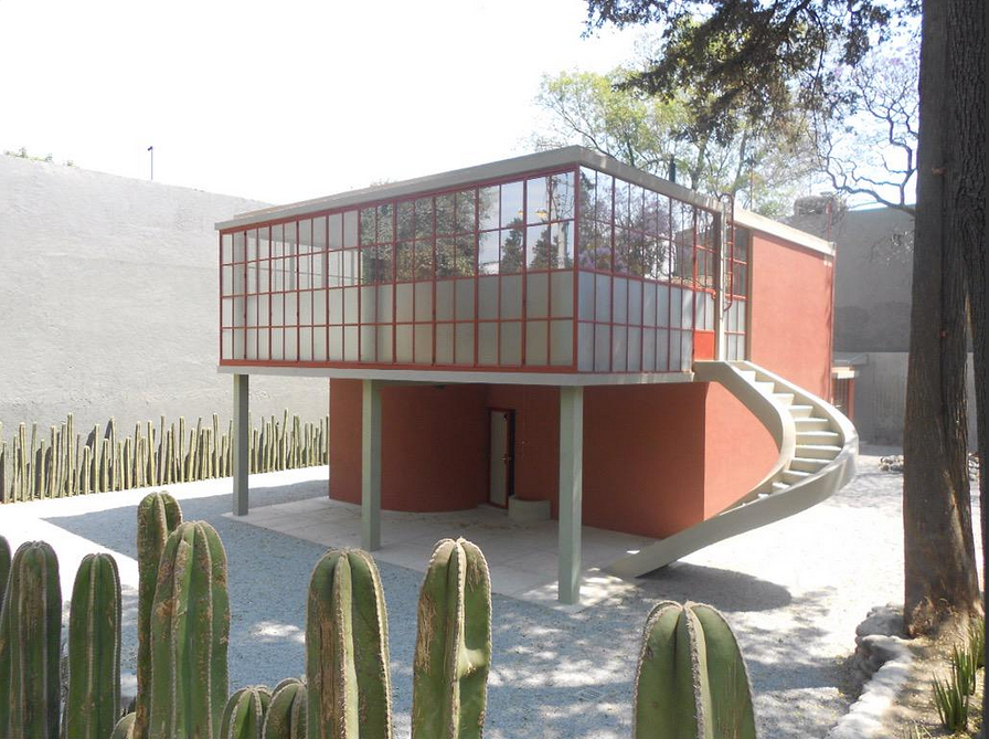 TRANSOPTIC - The Juan O'Gorman House, Mexico City.