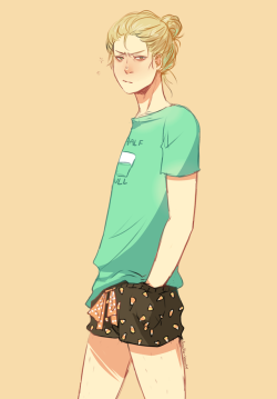 doodle-booty:yurio in my fav pajamas. Reblog and add a picture of your favorite yoi character in your favorite pajamas!